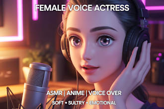 be your erotica, sfw or nsfw voice actress asmr voiceover artist androgynous