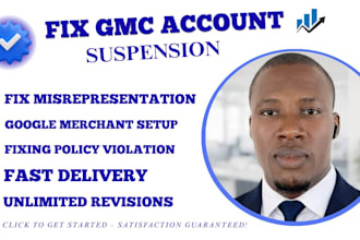 fix google merchant center errors, misrepresentation and get your gmc approved