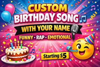 custom birthday song with name
