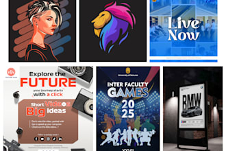 design clean and professional marketing visuals
