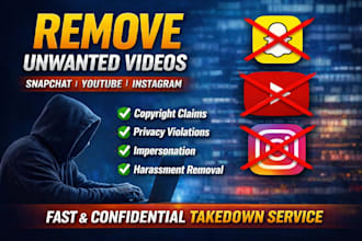 help remove unwanted content from social media accounts