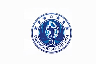 design high quality soccer crest logo