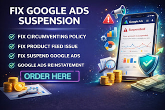 fix suspended google ads circumventing policy counterfeit goods disapproved ads