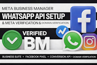 setup meta business suite, whatsapp API, meta business verification