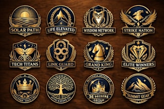 design an attractive , minimal patch logo