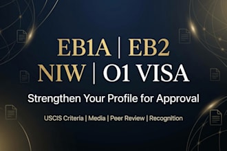 strengthen your eb1a eb2 niw o1 visa profile for approval, UK global talent visa