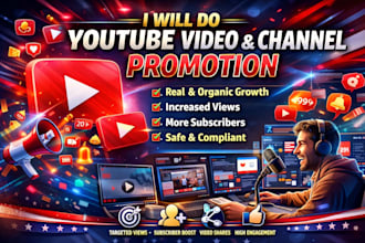 do youtube video and channel promotion