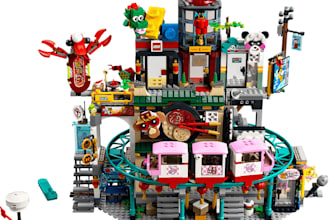 do 3d lego minifigure vehicle model design with lego bricks missile war