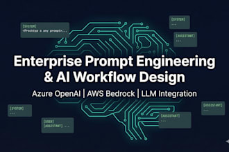 build custom llm prompt systems and ai workflows for your dev team