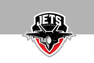create an awesome logo for the jets lacrosse youth program