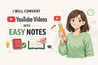 summarize youtube educational online courses in clear bullet points notes key