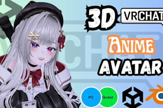 edit, optimize, retexture vrc avatar toggles, rigging vrchat avatar commission