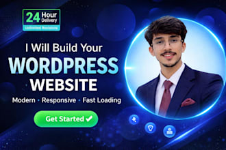 design a wordpress website using elementor