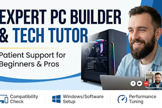 be your patient tech tutor for PC building and basic computer skills