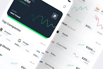 develop stock and crypto trading platform with real time API
