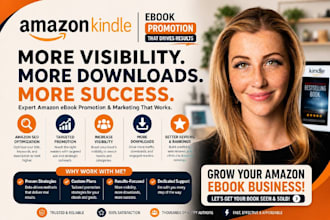 viral amazon KDP book promotion ebook marketing and kindle book advertising