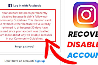 solve instagram, tiktok, facebook unbanning, twitter profile disable issue