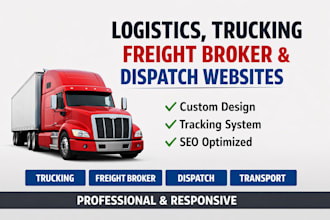 build logistics, trucking, freight broker and dispatch website