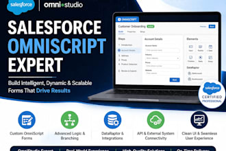 build salesforce omniscript forms with omnistudio