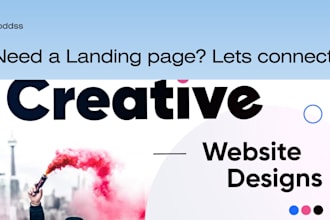 create a wordpress landing page