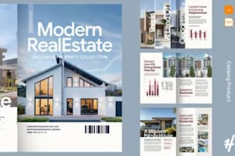 design real estate buyer or seller guide packet brochure listing presentation