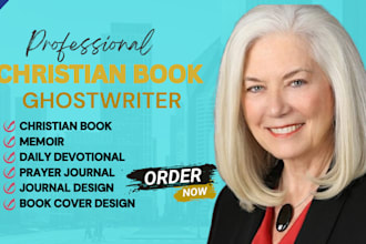 ghostwrite your christian book daily devotion memoir prayer journal