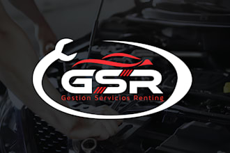 make a professional automotive logo for car, garage and racing brand
