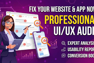 do a professional UX audit and UI review of your app or website