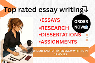 do top rated essay writing as a writing expert with in 14 hours