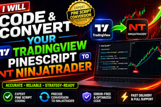 code and convert your tradingview pinescript to ninjatrader