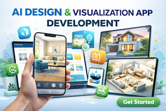 develop ai furniture app, ai interior and exterior app, ai home decor app ar VR