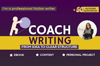 coach you to write a clear, engaging, and authentic book