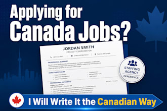 write a professional resume for canada jobs and immigration applicants