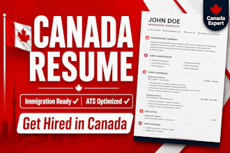 write a professional resume for canada jobs and immigration applicants