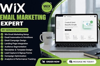 build wix landing page sales funnel lead capture wix email automation
