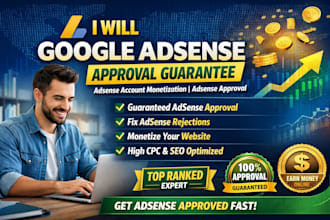 get google adsense website approved adsense ads placement monetization blog post