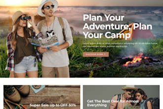 build wix adventure website wix tourism website cabin website camping website