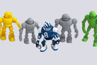 sculpt 3d articulated model 3d action figure, bjd, resin printing action figure