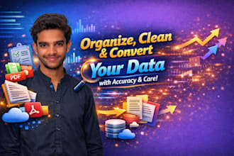 data entry, data cleanup and document processing specialist