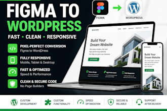 convert figma design to wordpress website