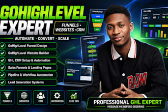 gohighlevel website design gohighlevel landing page go highlevel sales funnel