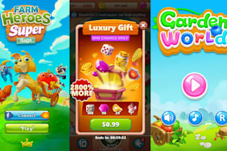 do 2d unity mobile game development hyper casual game android ios game prototype