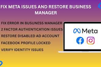 contact meta support fix business manager issues restore ad account