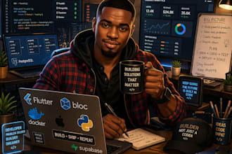 be expert flutter developer and custom android and ios app developer