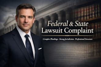 draft a complex federal or state lawsuit complaint