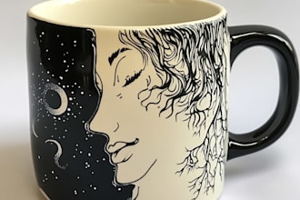 design awesome custom mug design