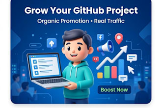 grow your github project with organic promotion, real traffic
