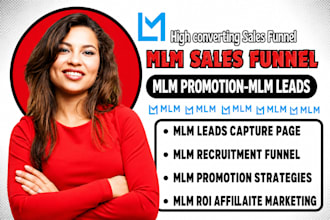 mlm promotion, mlm sales funnel,affiliate recruitment,mlm leads,mlm sales funnel