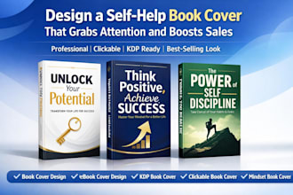 design a self help book cover that grabs attention and boosts sales