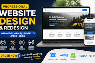 design modern website webnode mozello weebly jimdo silex redesign